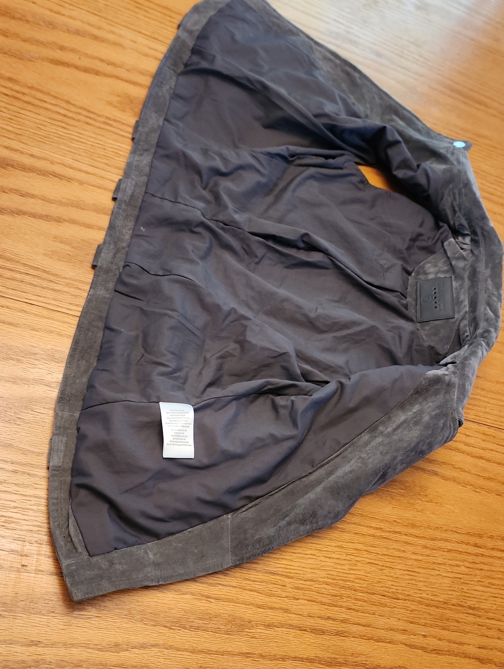 Blank NYC Suede Moto Vest - Charcoal Gray - Picture 11 of 16